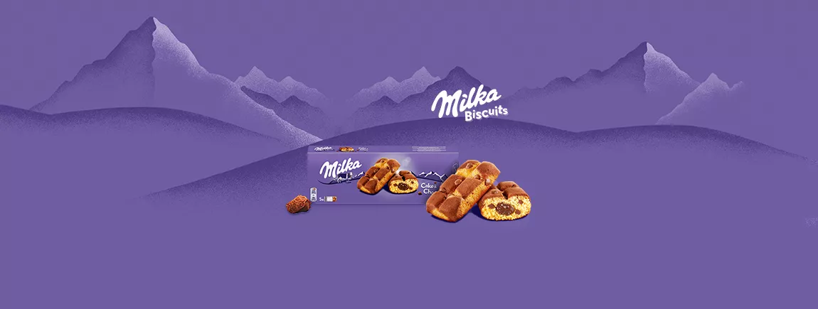 Découvrez le biscuit Cake & Choc de Milka ®
