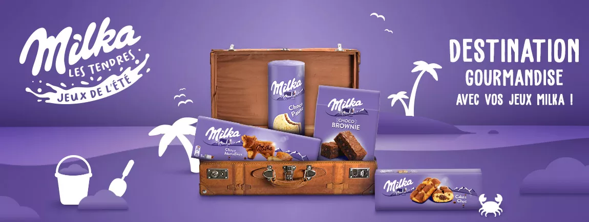 Jouez aux tendres jeux de l’été Milka ! Jouez aux tendres jeux de l’été Milka !