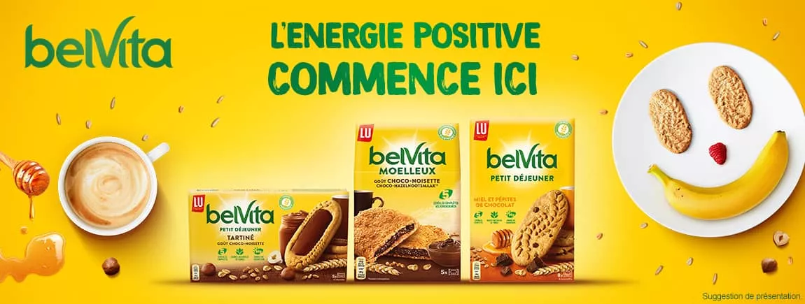 Les biscuits belvita pour faire le plein d’énergie 