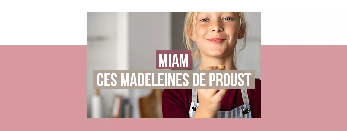 Une fille se régale avec un dessert de l’enfance