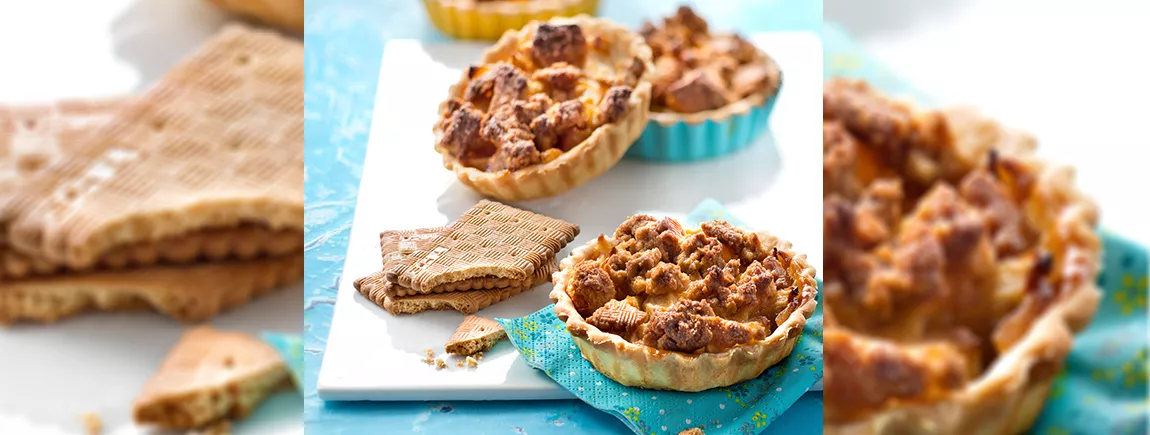 Tartelettes aux pommes en crumble de Thé® de LU