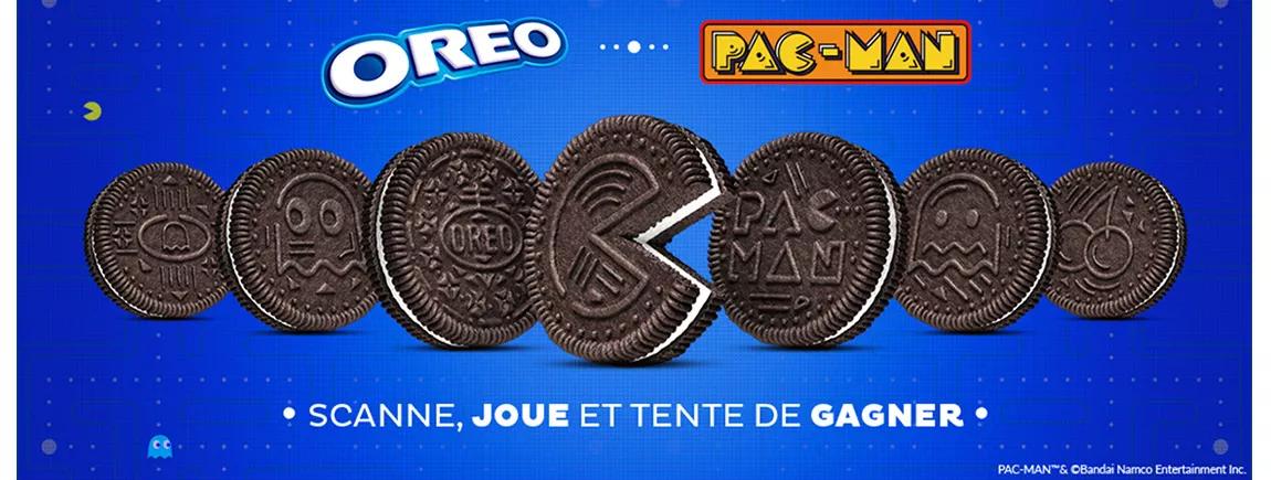 Des biscuits Oreo à l’éfficgie de Pac Man