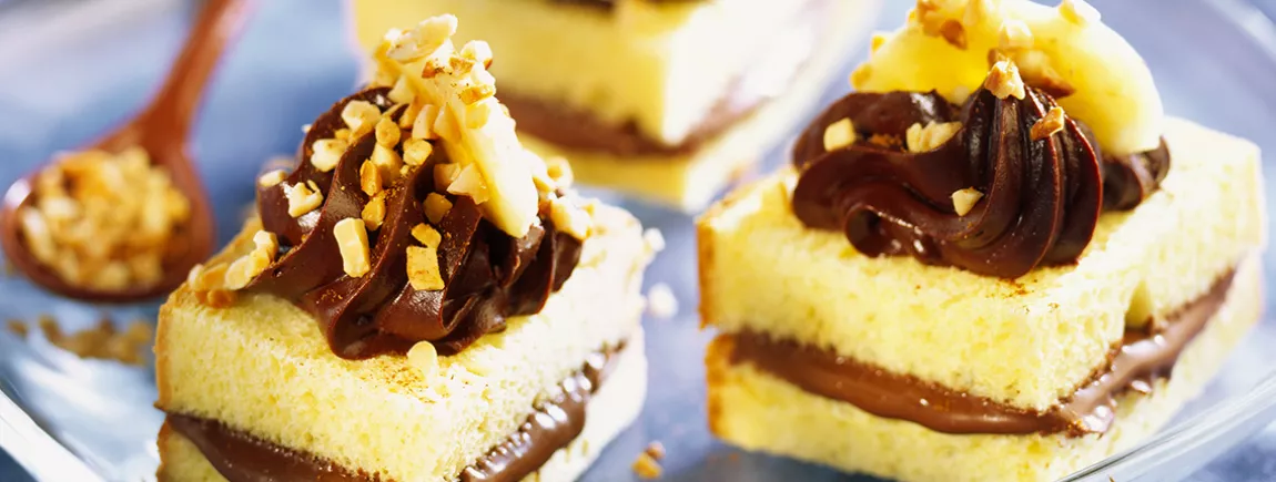 Carrés gourmands au Philadelphia® avec Milka Carrés gourmands au Philadelphia® avec Milka