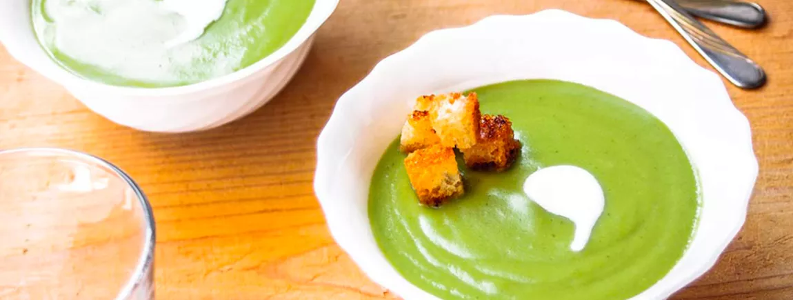Gaspacho de courgettes avec Philadelphia® Gaspacho de courgettes avec Philadelphia®