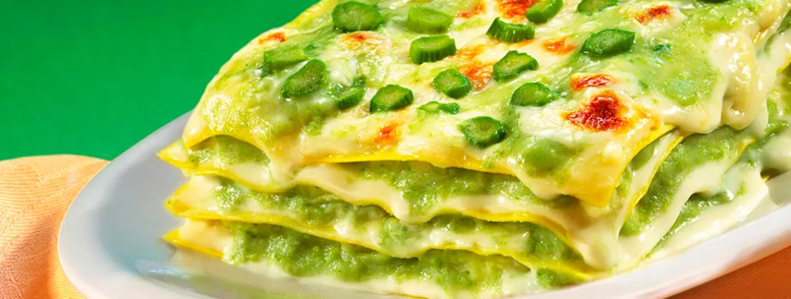 Lasagnes aux légumes verts de printemps aux herbes avec Philadelphia ® Lasagnes aux légumes verts de printemps aux herbes avec Philadelphia ®