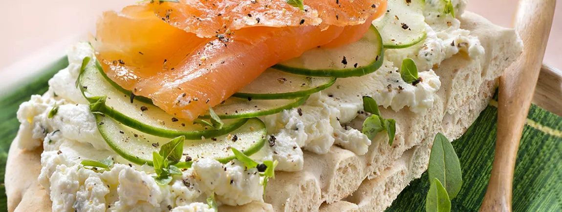 Tartine "suédoise" au Philadelphia® Tartine "suédoise" au Philadelphia®