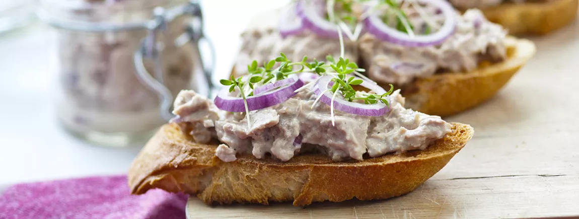 Toasts au thon avec Philadelphia®