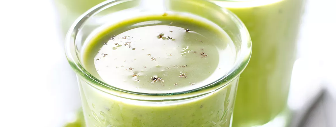 Velouté glacé de petits pois au Philadelphia® Velouté glacé de petits pois au Philadelphia®
