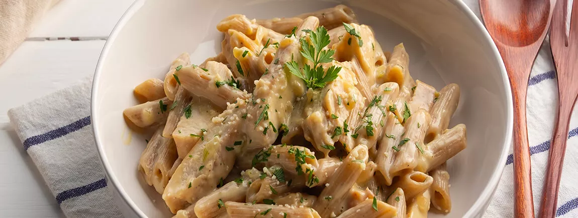 Penne aux blancs de poulet