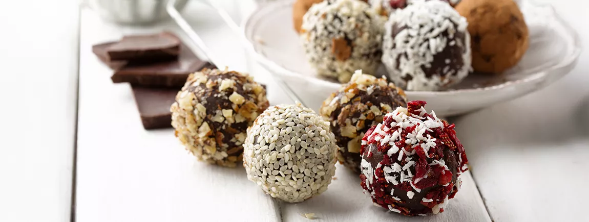 Energy balls au Véritable Petit Beurre et au chocolat Côte d’Or Noisette