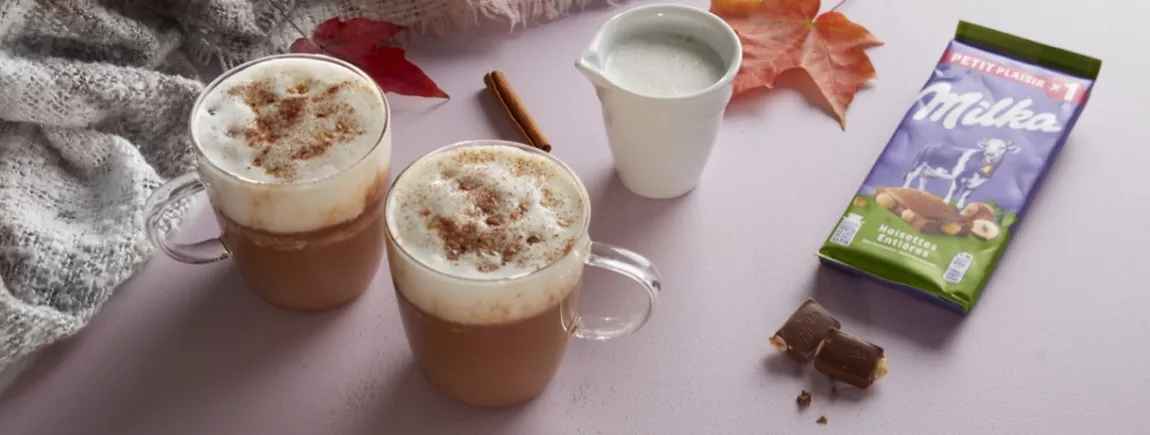 Choco latte noisette et cannelle Milka