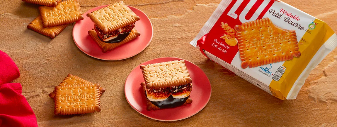 S’mores fondants au Véritable Petit Beurre