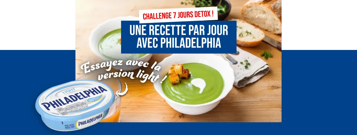 Une recette par jour avec Philadelphia