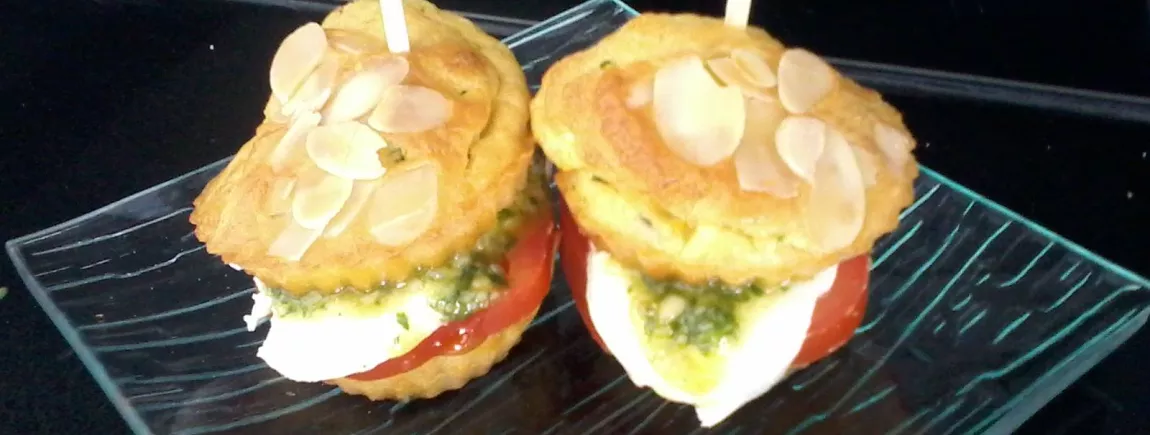 mini burger pesto