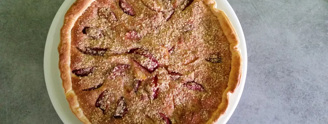 Tarte Amandine aux 2 prunes