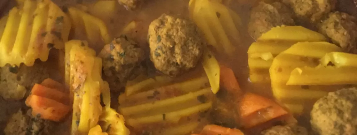 Tajine boulettes et légumes Tajine boulettes et légumes