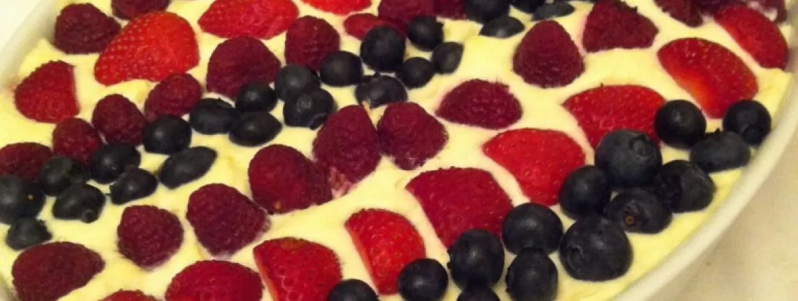 Tiramisu aux fruits rouge 