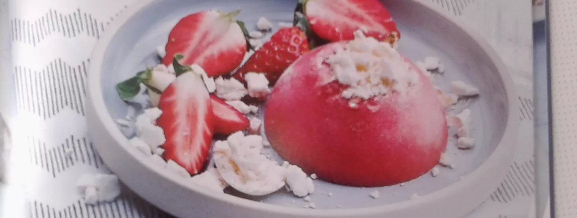 DOMES GLACES FRAISE-BANANE DOMES GLACES FRAISE-BANANE