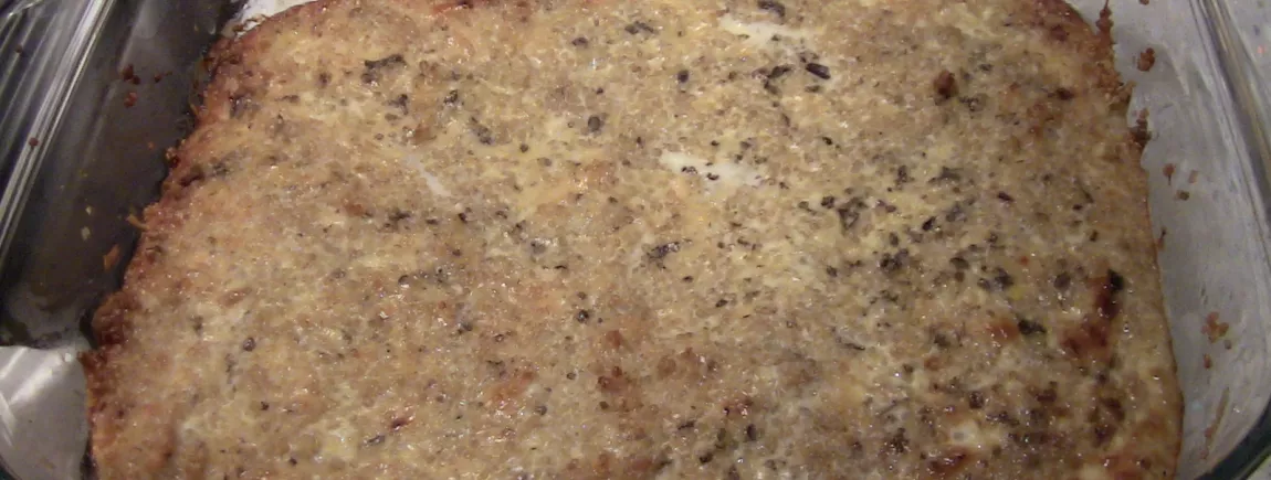 Gratin de quinoa au cheddar