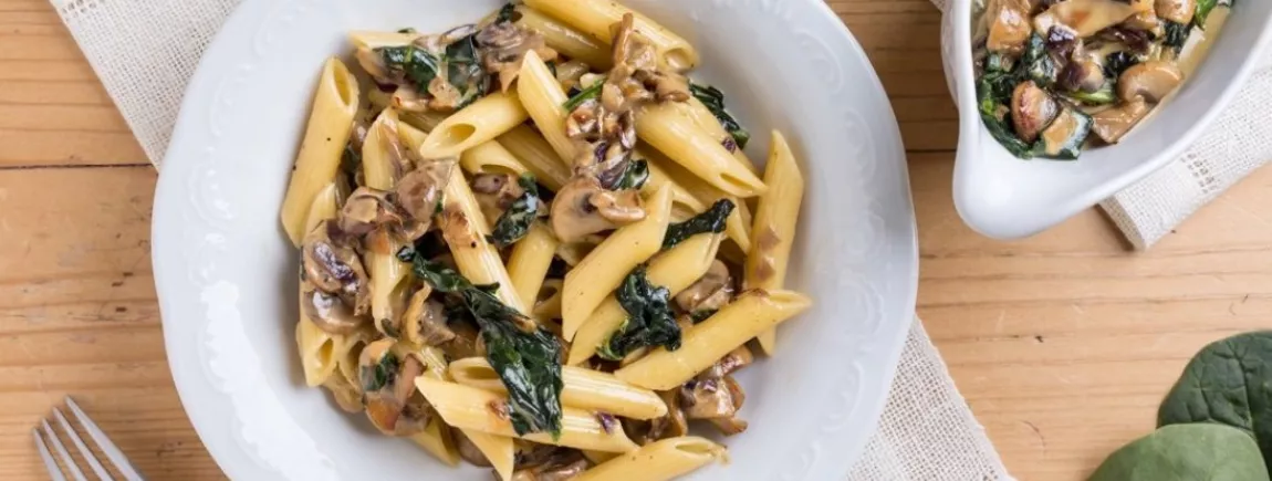 Penne aux champignons Penne aux champignons