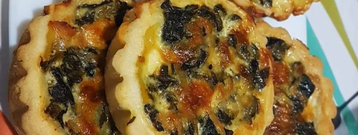 Quiches aux épinards Quiches aux épinards