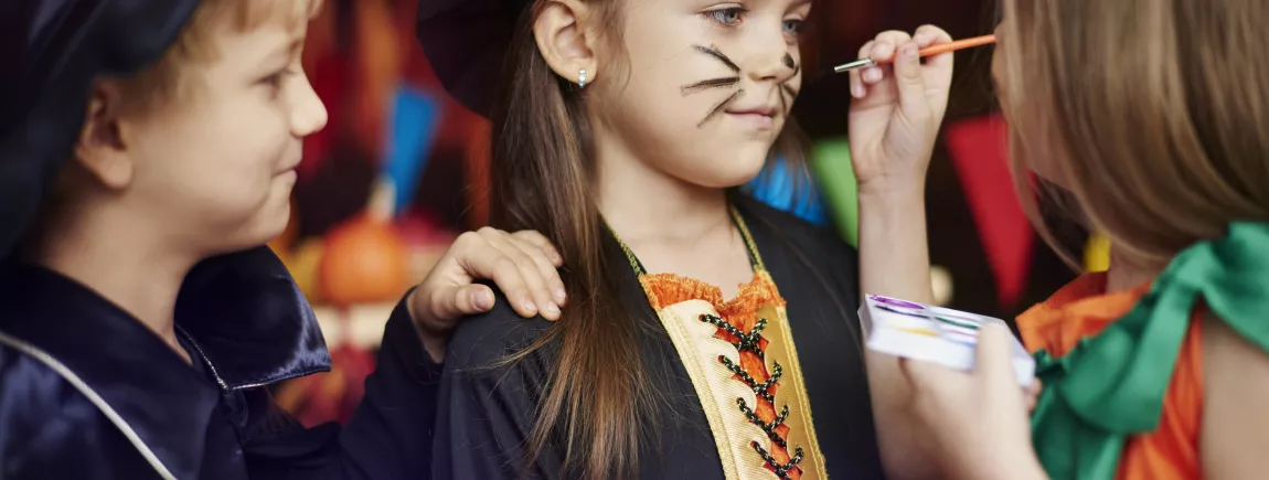 Un déguisement pour Halloween fait maison