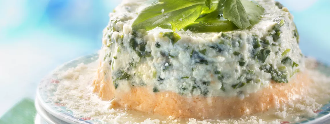 Médaillon de rouget roquette et poivron, crème Médaillon de rouget roquette et poivron, crème