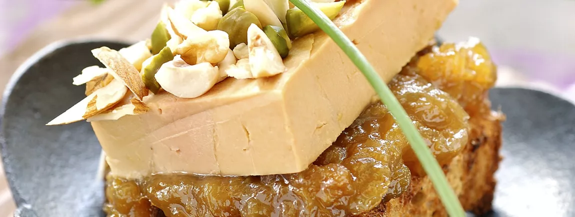 Tartine de foie gras et de figues avec Pelletier® Tartine de foie gras et de figues avec Pelletier®