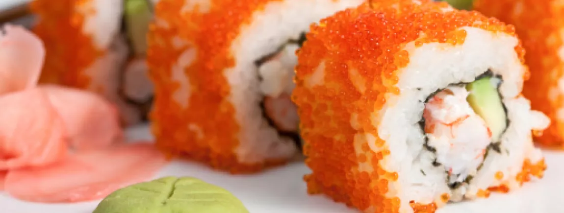 Sushi rolls en fusion