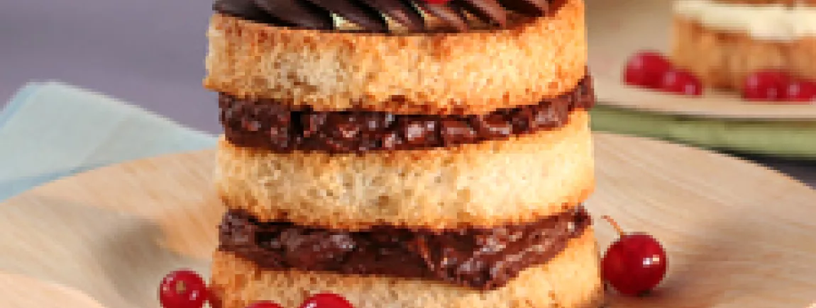 Millefeuille au chocolat avec Pelletier ® Millefeuille au chocolat avec Pelletier®