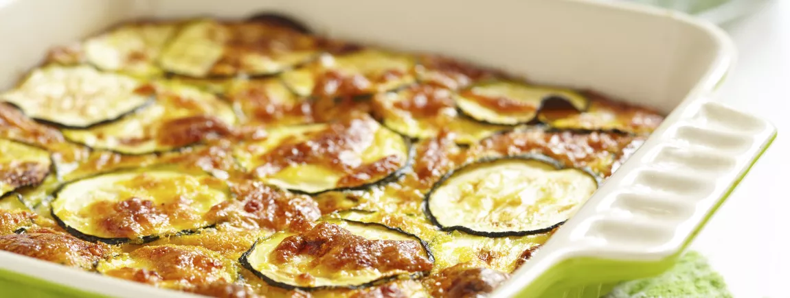 Gratin quenelle courgettes