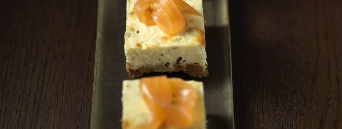 Cheese cake* au saumon et aux Crackers Belin®