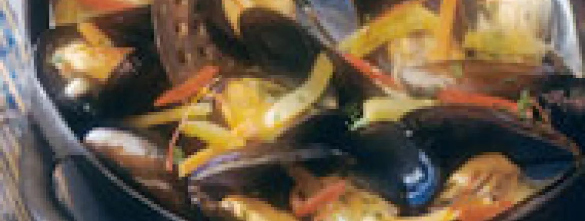 Moules farcies aux petits légumes Moules farcies aux petits légumes
