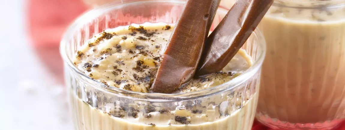 Riz au lait aux caramels Riz au lait avec Carambar®
