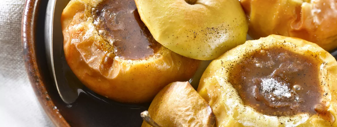 Pommes au four aux caramels