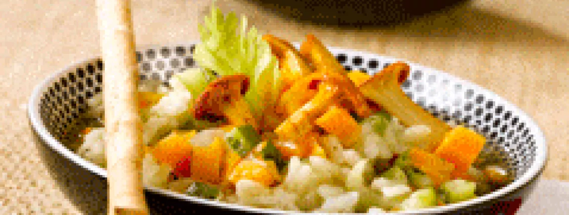 Risotto au poulet, légumes et champignons avec Knorr ® Risotto au poulet, légumes et champignons avec Knorr®