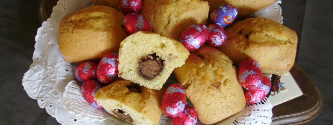 MINI CAKE aux MINI OEUFS MILKA® DAIM & PRALINE