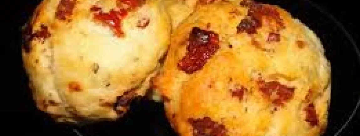 Cookies salés aux tomates séchées et au chorizo