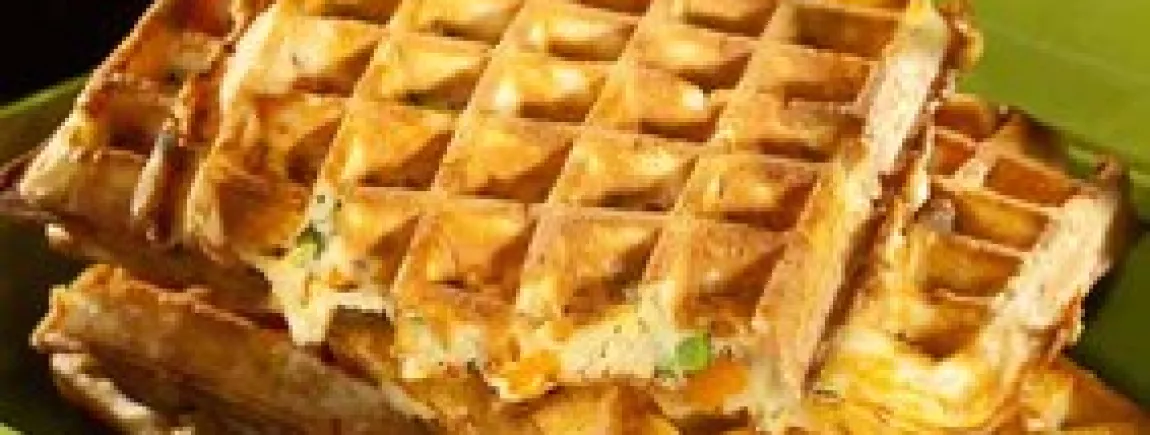 Gaufres de légumes au Comté Gaufres de légumes au Comté