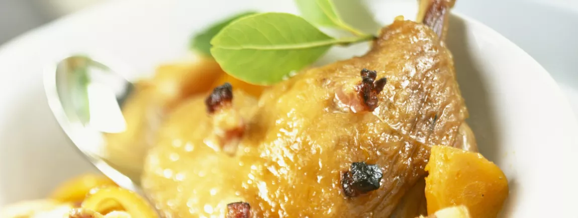Confit de canard aux oignons et aux pommes avec Knorr ® Confit de canard aux oignons et aux pommes avec Knorr®