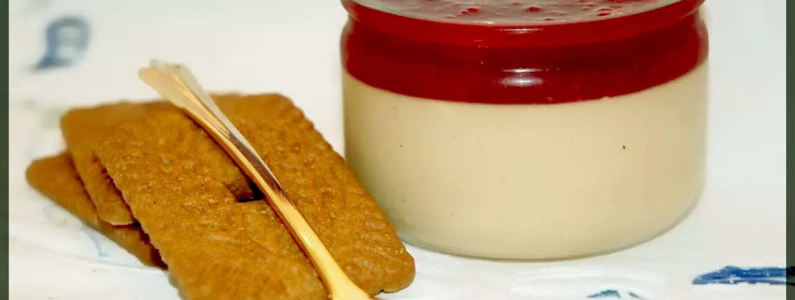 Verrines de panna cotta bastogne® et fruits rouges