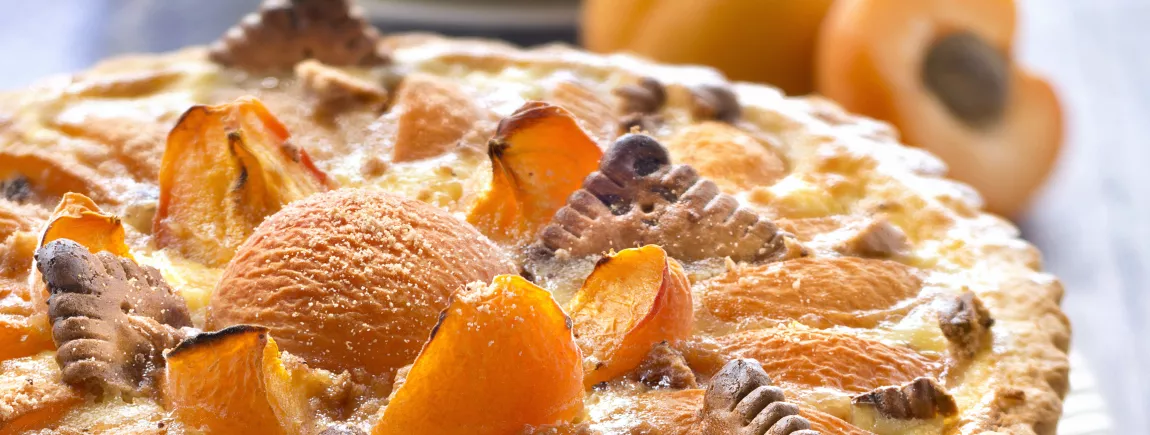 Tarte aux abricots et Petit LU® Pépites de Chocolat Tarte aux abricots et Petit LU® Pépites de Chocolat