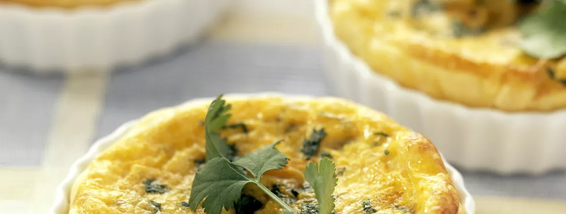 Quiche au potiron et à la coriandre Quiche au potiron et à la coriandre