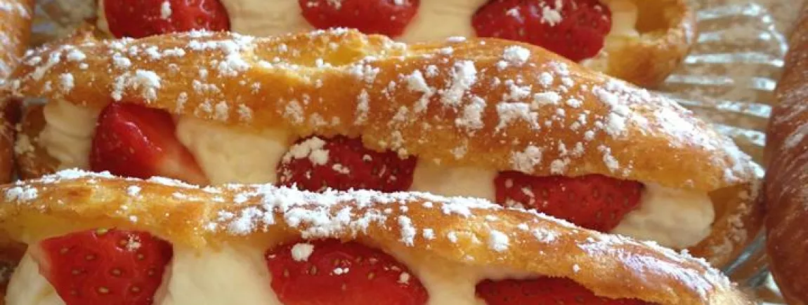 éclairs chantilly fraise