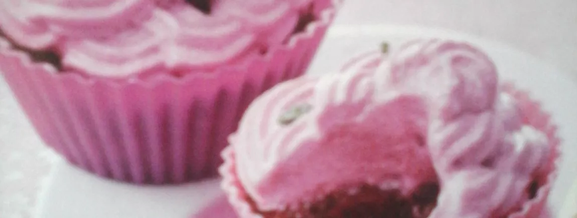 Cupcakes à la framboise et à la verveine Cupcakes à la framboise et à la verveine