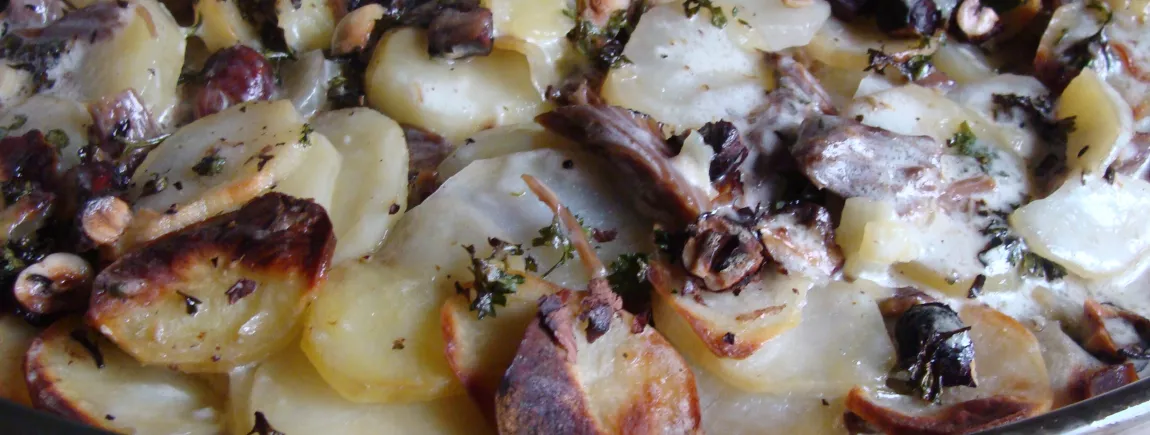 GRATIN BONNE FEMME AU CANARD ET NOISETTES GRATIN BONNE FEMME AU CANARD ET NOISETTES