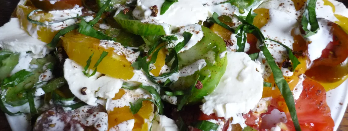 CARPACCIO DE TOMATES MULTICOLORES