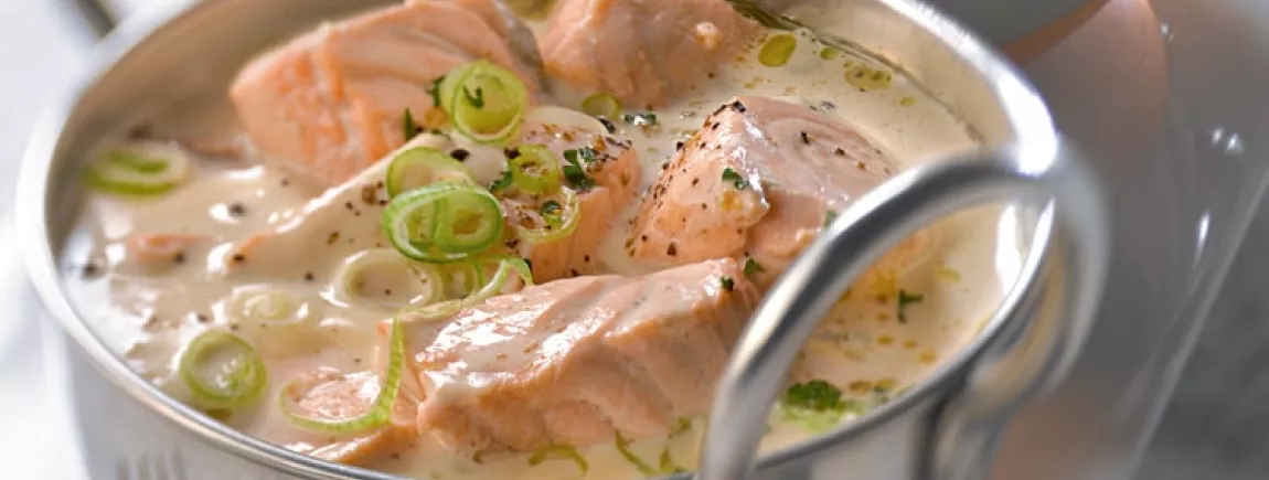 Blanquette de saumon Blanquette de saumon
