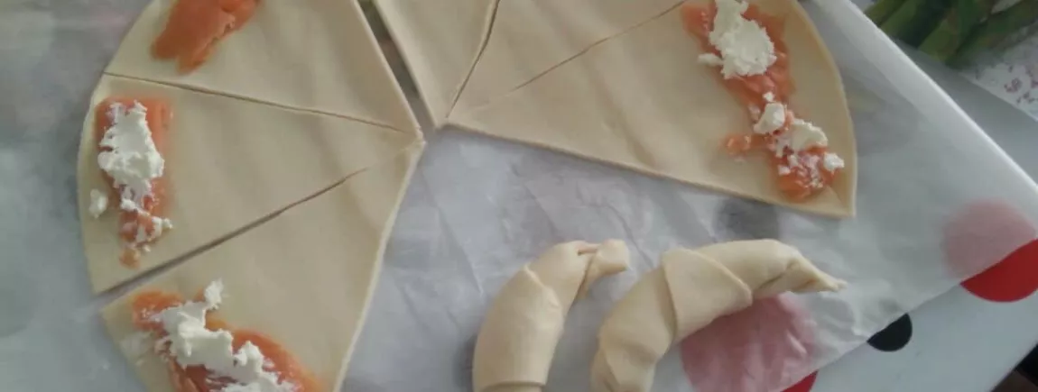 Feuilletés au saumon Feuilletés au saumon