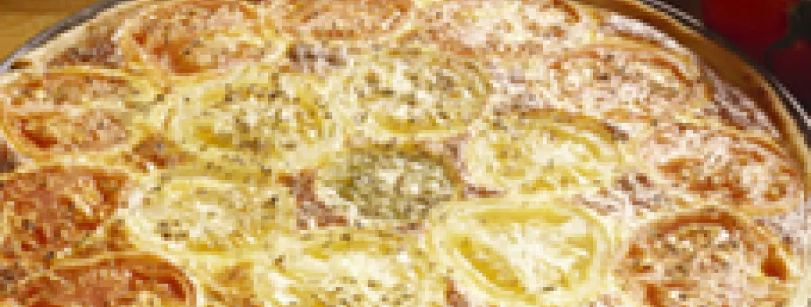 Tarte à la tomate et au chèvre façon tatin Tarte à la tomate et au chèvre façon tatin avec Fruit d’Or®